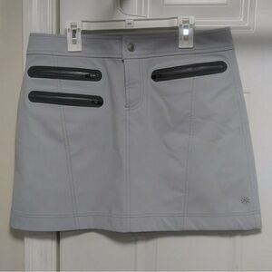 Athleta Gray Waterproof Ski Skirt 6